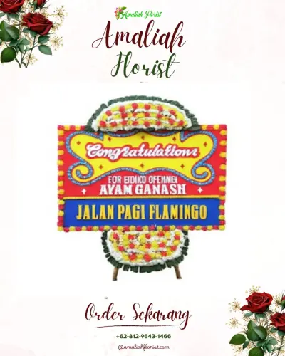 Bunga Papan Congratulation di Kawatuna